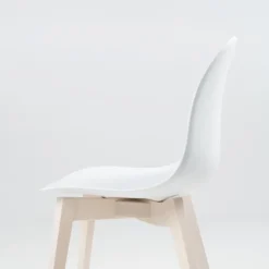 1665 Academy Connubia© Chaise scandinave en polypropylène et bois* Chaise Salon|Chaise De Cuisine