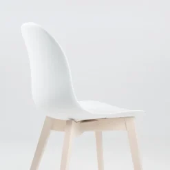 1665 Academy Connubia© Chaise scandinave en polypropylène et bois* Chaise Salon|Chaise De Cuisine