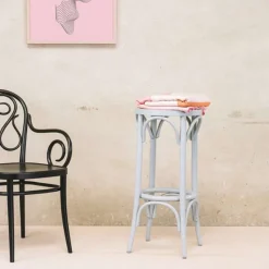 Ton 73 ® Tabouret de bar en bois style bistrot sans dossier* Tabouret De Bar (assise +/- 80 Cm)