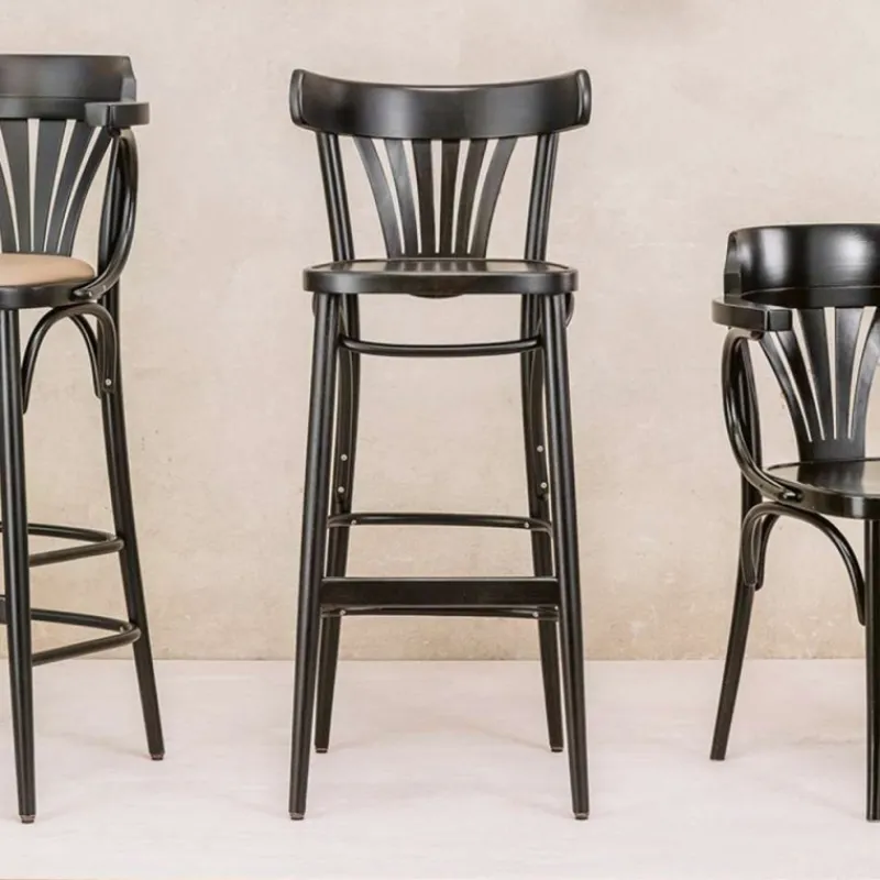 Ton 56 ® Tabouret de bar style bistrot en bois* Tabouret De Bar (assise +/- 80 Cm)