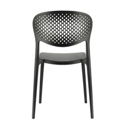 Abby Connubia® Chaise de jardin empilable en polypropylène recyclé avec dossier microperforé* Chaise De Jardin