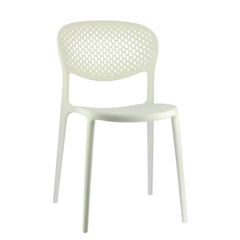 Abby Connubia® Chaise de jardin empilable en polypropylène recyclé avec dossier microperforé* Chaise De Jardin