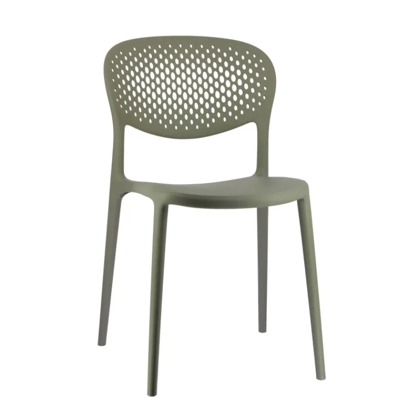 Abby Connubia® Chaise de jardin empilable en polypropylène recyclé avec dossier microperforé* Chaise De Jardin