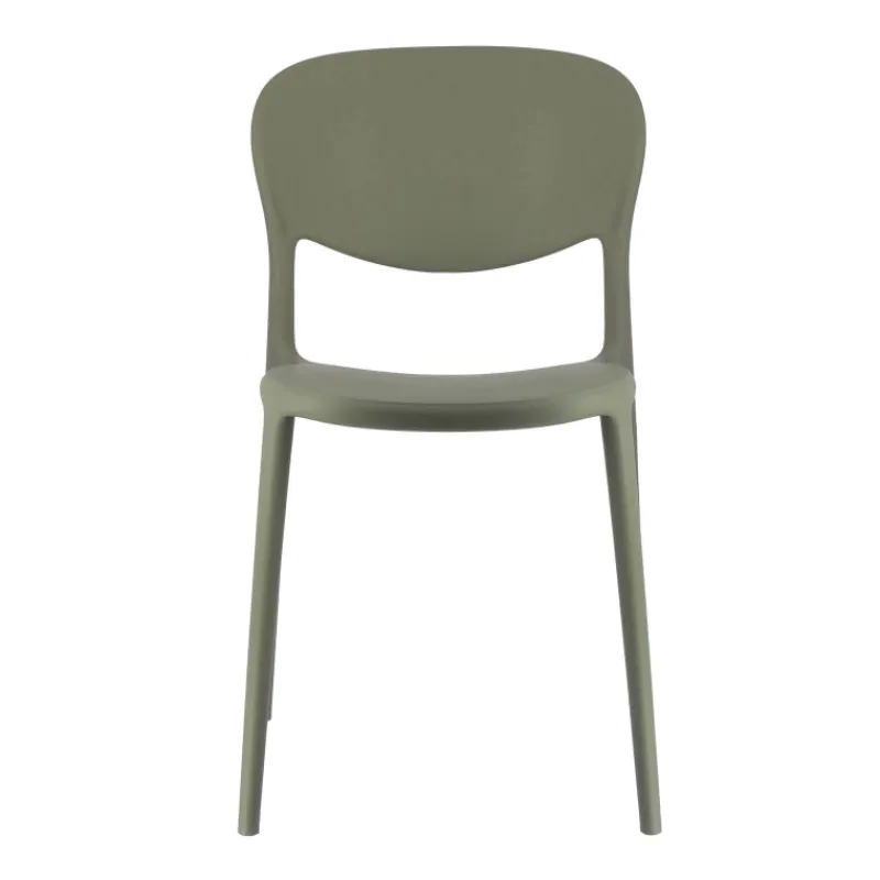Abby Connubia® Chaise de jardin italienne empilable en polypropylène recyclé sans accoudoirs* Chaise De Jardin