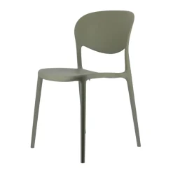 Abby Connubia® Chaise de jardin italienne empilable en polypropylène recyclé sans accoudoirs* Chaise De Jardin