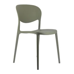 Abby Connubia® Chaise de jardin italienne empilable en polypropylène recyclé sans accoudoirs* Chaise De Jardin