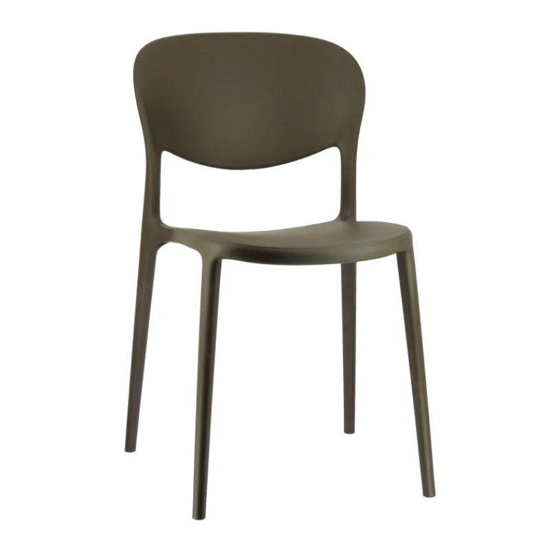 Abby Connubia® Chaise de jardin italienne empilable en polypropylène recyclé sans accoudoirs* Chaise De Jardin