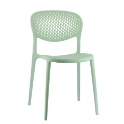 Abby Connubia® Chaise empilable en polypropylène recyclé avec dossier microperforé* Chaise De Cuisine|Chaise De Salle à Manger