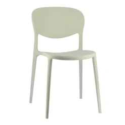 Abby Connubia® Chaise italienne empilable en polypropylène recyclé sans accoudoirs* Chaise De Cuisine|Chaise De Salle à Manger