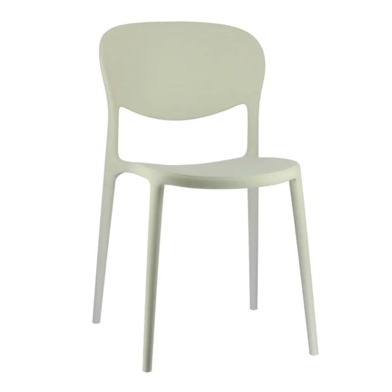 Abby Connubia® Chaise italienne empilable en polypropylène recyclé sans accoudoirs* Chaise De Cuisine|Chaise De Salle à Manger