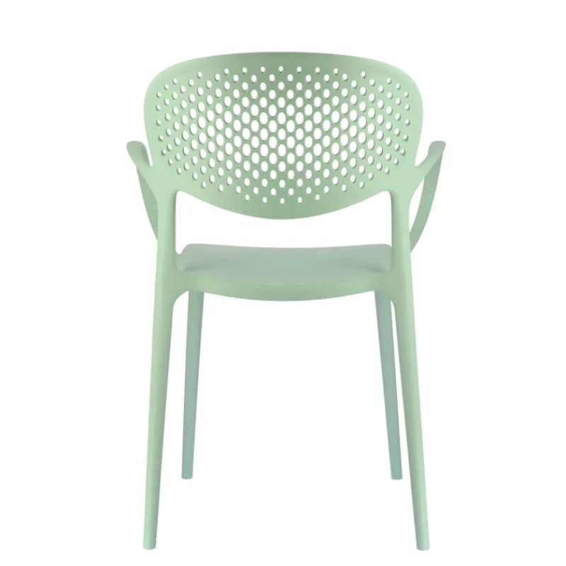 Abby Connubia® Fauteuil de jardin empilable en polypropylène recyclé avec dossier microperforé* Chaise De Jardin|Fauteuil De Jardin