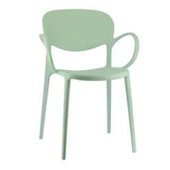Abby Connubia® Fauteuil de jardin empilable en polypropylène recyclé* Fauteuil De Jardin