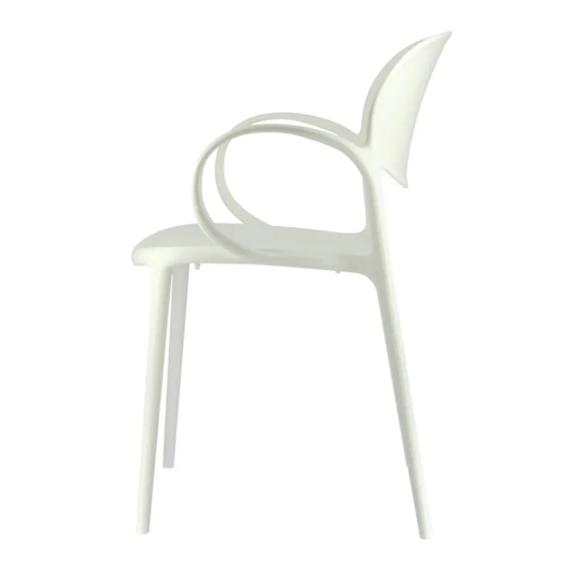 Abby Connubia® Fauteuil italien empilable en polypropylène recyclé* Chaise De Cuisine|Chaise De Salle à Manger