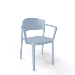 Abuela B Chaise avec accoudoirs empilable en technopolymère* Chaise De Cuisine|Chaise De Salle à Manger