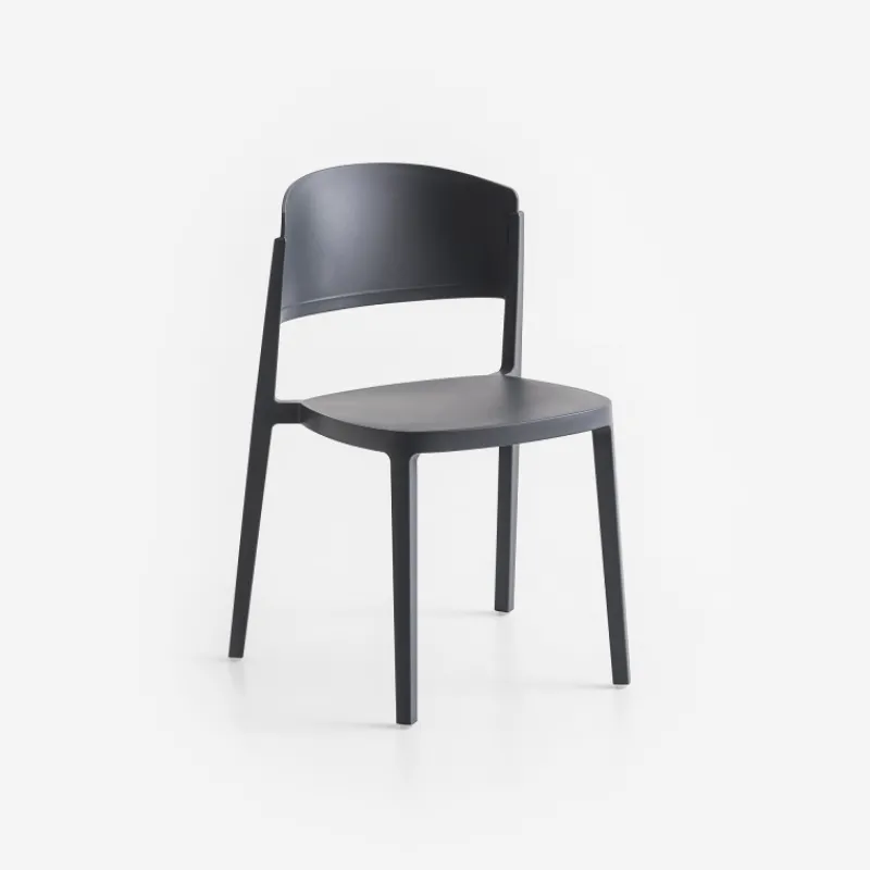 Abuela Chaise de terrasse moderne empilable en technopolymère* Chaise De Jardin