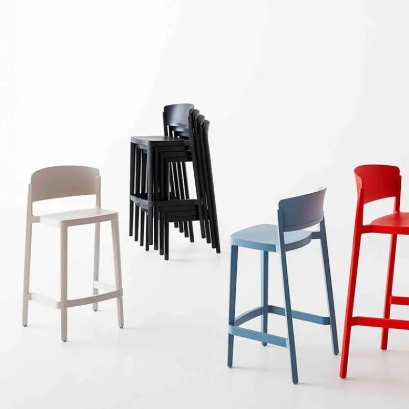 Abuela Tabouret snack empilable* Tabouret Snack (assise +/- 65 Cm)|Tabouret De Bar (assise +/- 80 Cm)