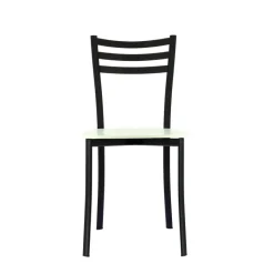 Ace 1320 Chaise de cuisine en métal et assise bois* Chaise De Cuisine