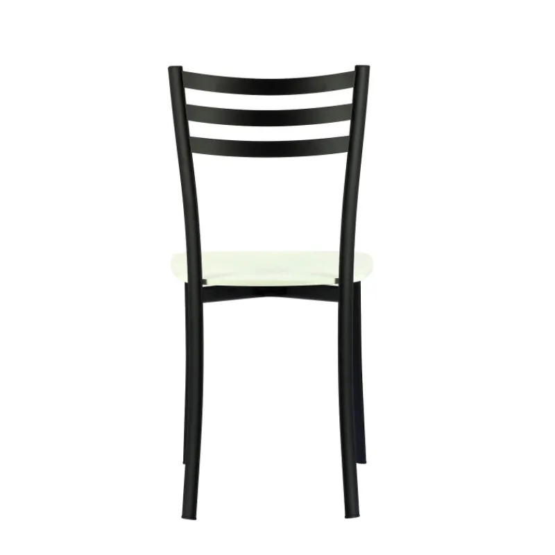 Ace 1320 Chaise de cuisine en métal et assise bois* Chaise De Cuisine