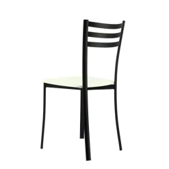 Ace 1320 Chaise de cuisine en métal et assise bois* Chaise De Cuisine