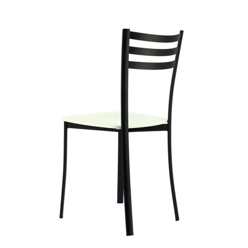 Ace 1320 Chaise de cuisine en métal et assise bois* Chaise De Cuisine