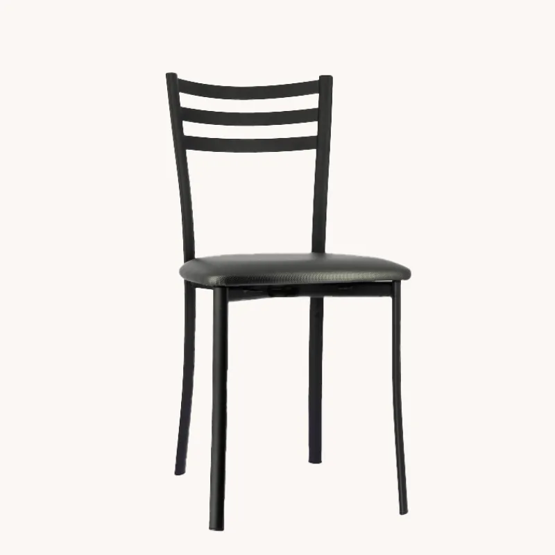 Ace 1320 Chaise de cuisine en métal avec assise en simili rembourrée* Chaise De Cuisine