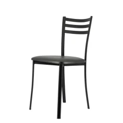 Ace 1320 Chaise de cuisine en métal avec assise en simili rembourrée* Chaise De Cuisine