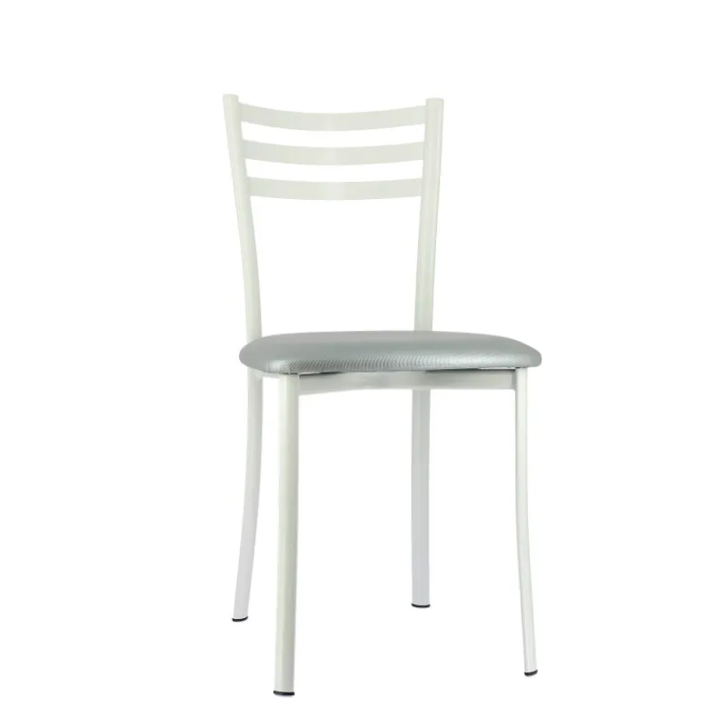 Ace 1320 Chaise de cuisine en métal avec assise en simili rembourrée* Chaise De Cuisine