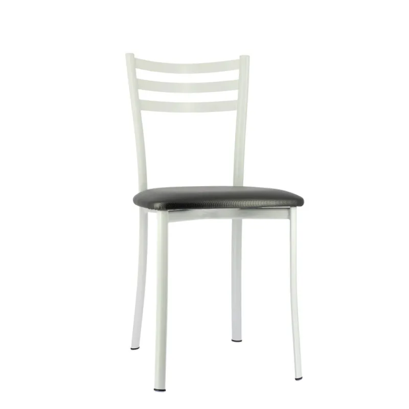 Ace 1320 Chaise de cuisine en métal avec assise en simili rembourrée* Chaise De Cuisine