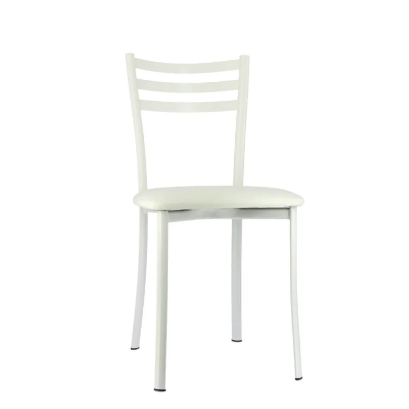 Ace 1320 Chaise de cuisine en métal avec assise en simili rembourrée* Chaise De Cuisine