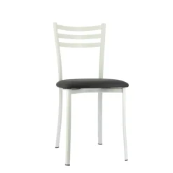 Ace 1320 Chaise de cuisine en métal avec assise en simili rembourrée* Chaise De Cuisine