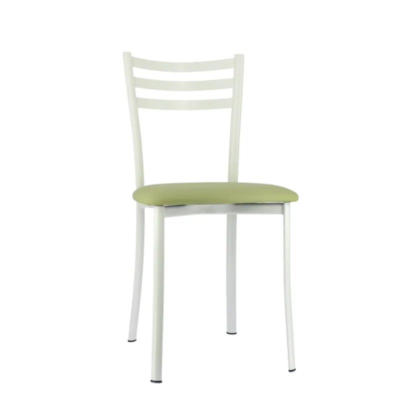 Ace 1320 Chaise de cuisine en métal avec assise en simili rembourrée* Chaise De Cuisine