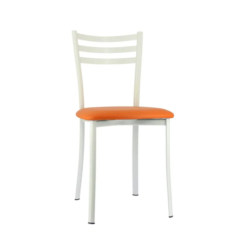 Ace 1320 Chaise de cuisine en métal avec assise en simili rembourrée* Chaise De Cuisine