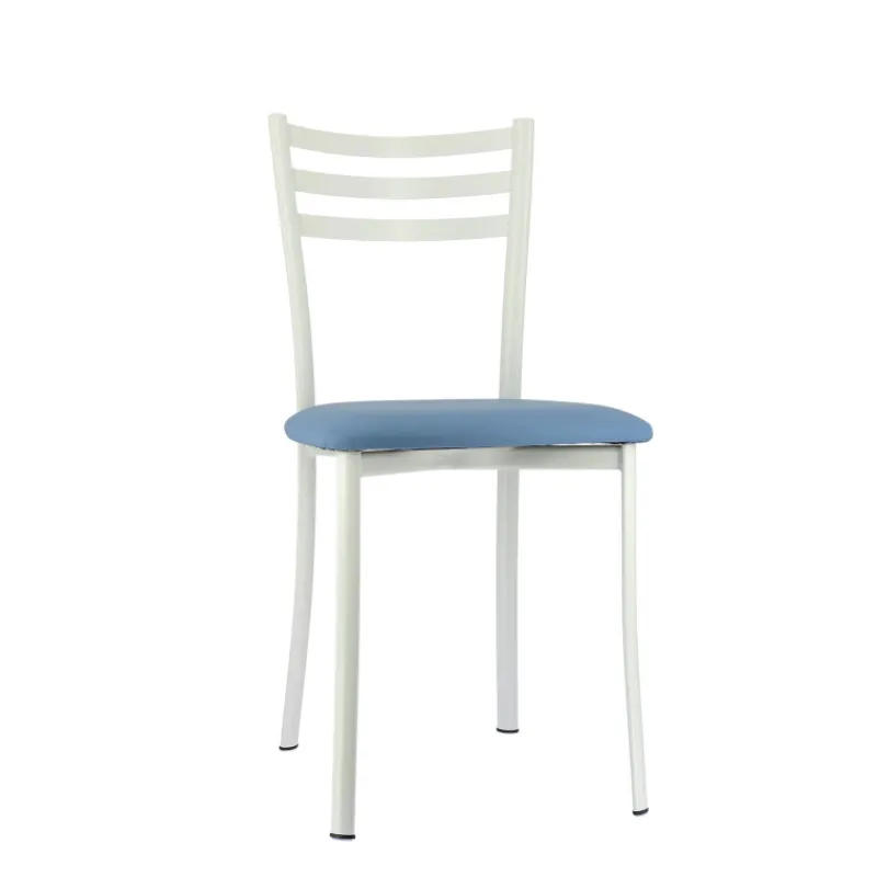 Ace 1320 Chaise de cuisine en métal avec assise en simili rembourrée* Chaise De Cuisine
