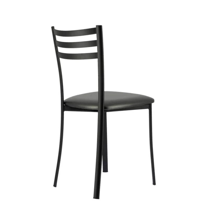 Ace 1320 Chaise de cuisine en métal avec assise en simili rembourrée* Chaise De Cuisine