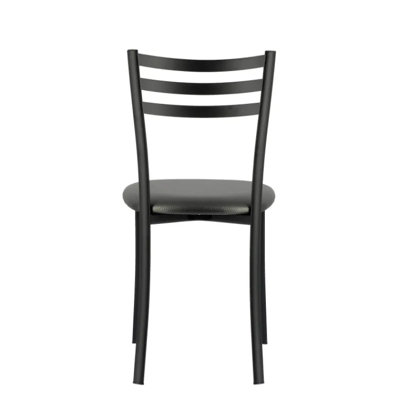 Ace 1320 Chaise de cuisine en métal avec assise en simili rembourrée* Chaise De Cuisine