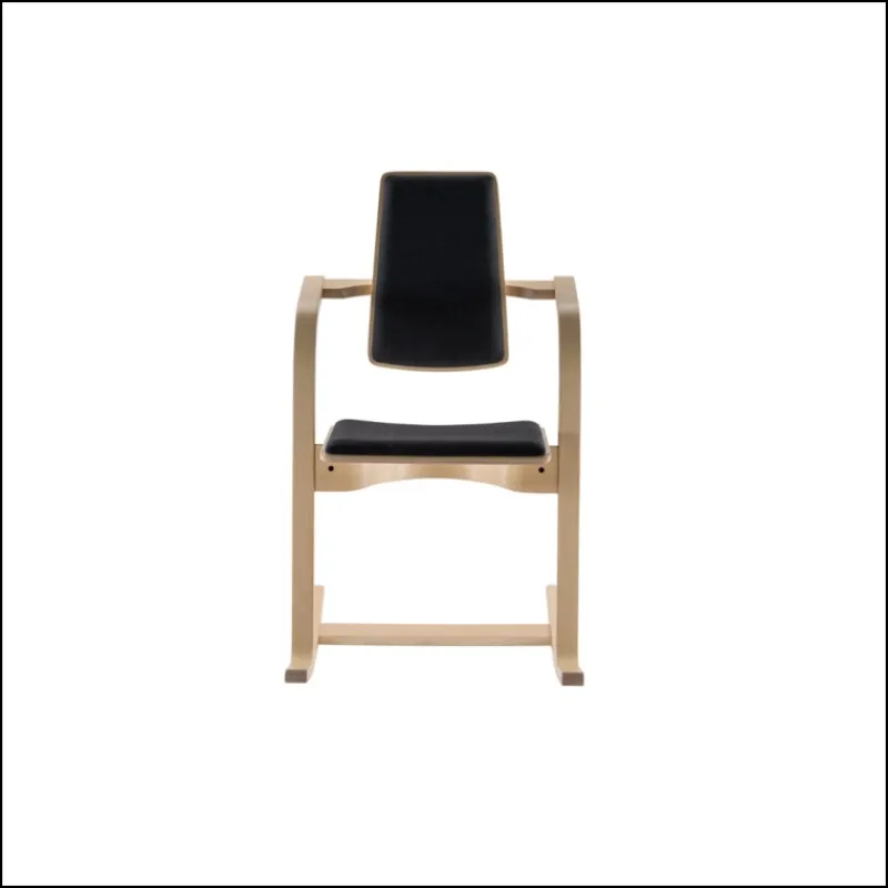 Varier Actulum ® Fauteuil de bureau ergonomique à bascule en tissu et bois* Chaise De Bureau|Chaise Salon