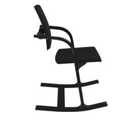 Varier Actulum ® Fauteuil de bureau ergonomique à bascule en tissu et bois* Chaise De Bureau|Chaise Salon