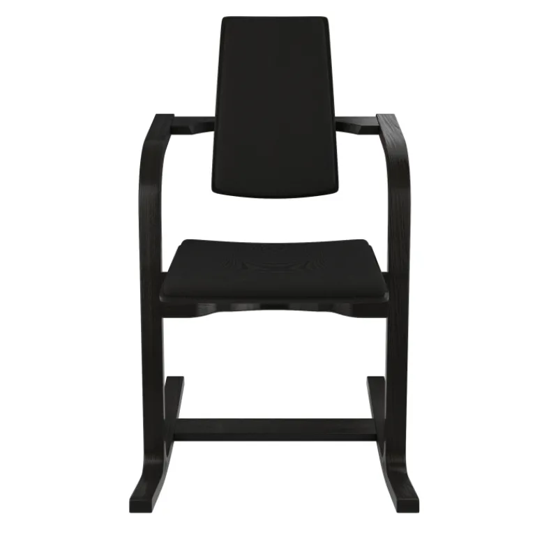 Varier Actulum ® Fauteuil de bureau ergonomique à bascule en tissu et bois* Chaise De Bureau|Chaise Salon