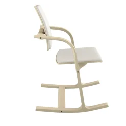 Varier Actulum ® Fauteuil de bureau ergonomique à bascule en tissu et bois* Chaise De Bureau|Chaise Salon