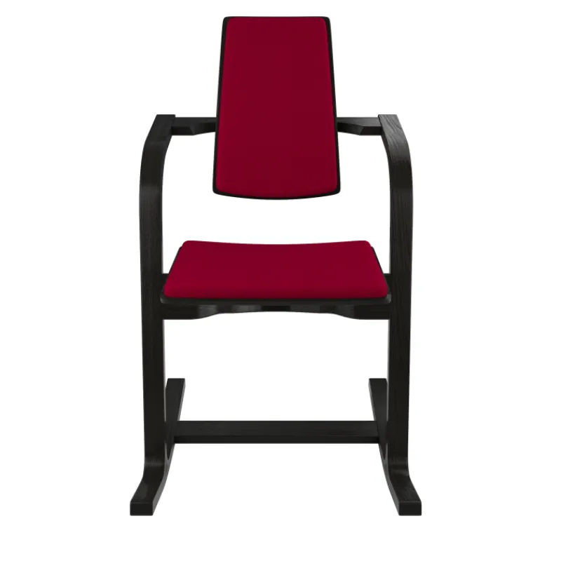 Varier Actulum ® Fauteuil de bureau ergonomique à bascule en tissu et bois* Chaise De Bureau|Chaise Salon