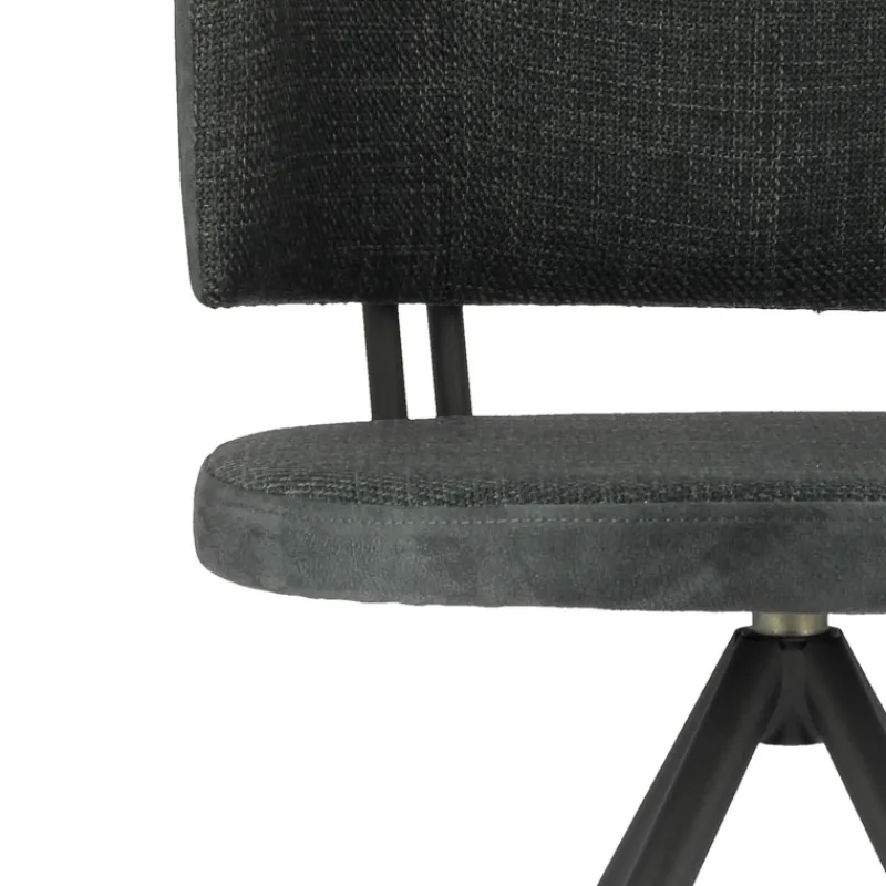 Perfecta Adagio Chaise moderne pivotante en tissu et pieds métal* Chaise De Salle à Manger|Chaise De Bureau