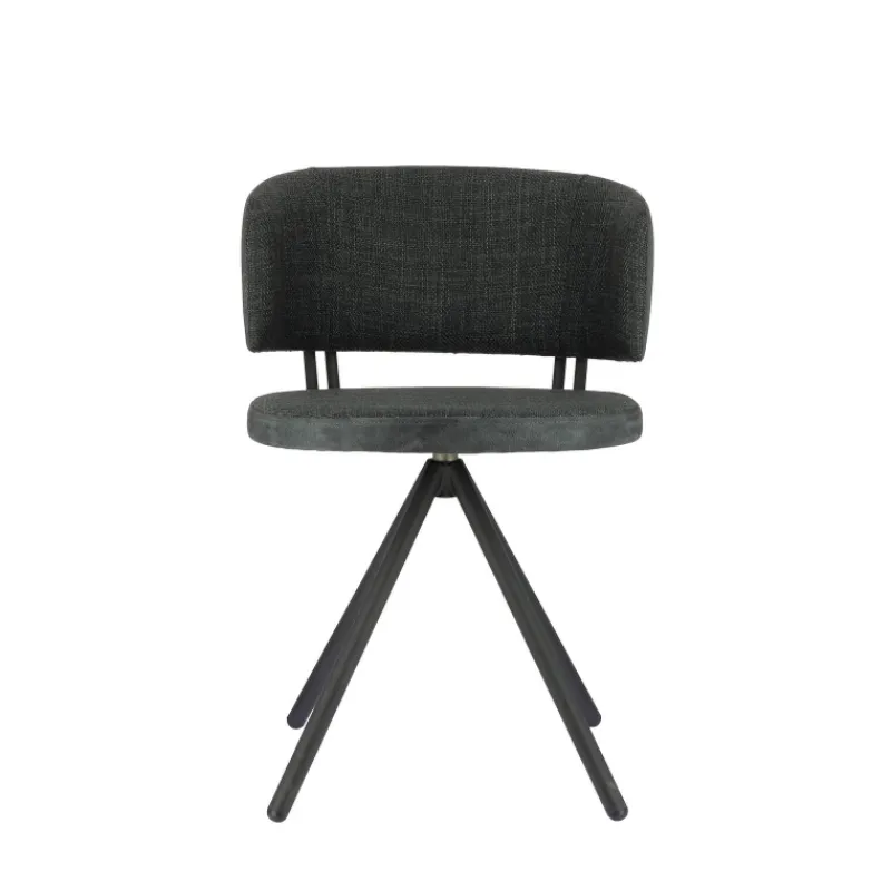 Perfecta Adagio Chaise moderne pivotante en tissu et pieds métal* Chaise De Salle à Manger|Chaise De Bureau