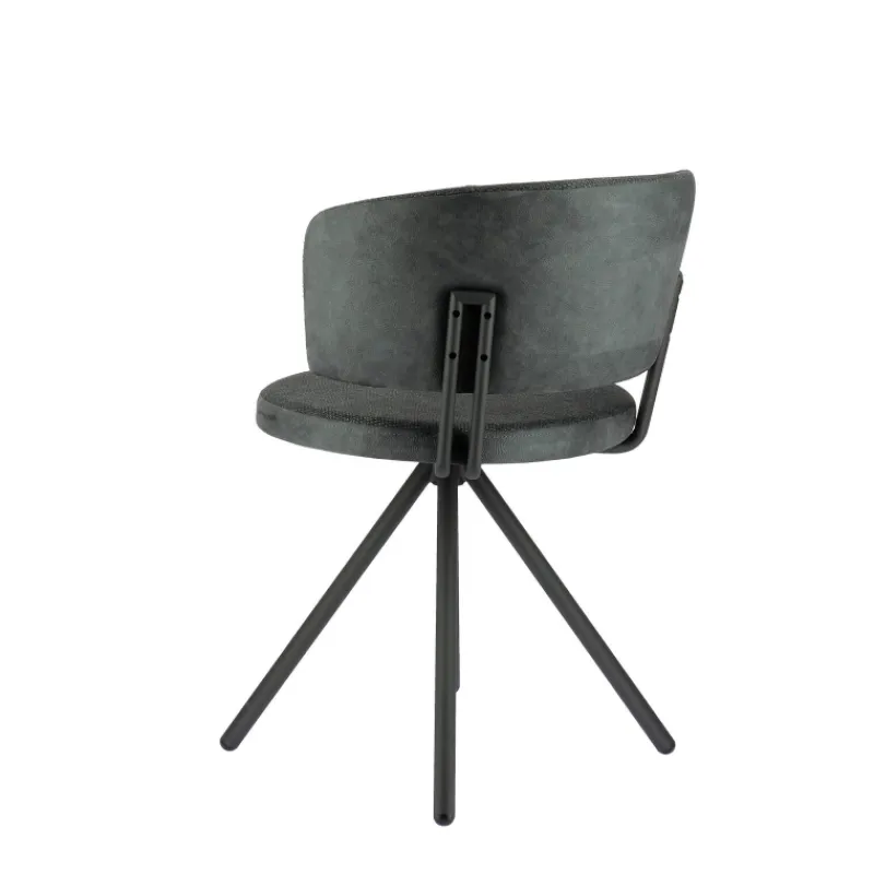 Perfecta Adagio Chaise moderne pivotante en tissu et pieds métal* Chaise De Salle à Manger|Chaise De Bureau