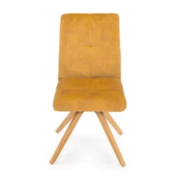 Adèle Chaise confortable en tissu pieds bois* Chaise De Salle à Manger|Chaise Salon