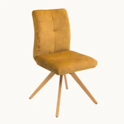 Adèle Chaise confortable en tissu pieds bois* Chaise De Salle à Manger|Chaise Salon