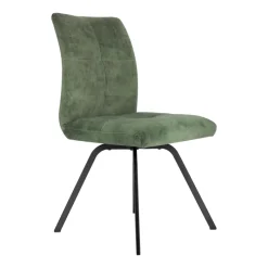 Adèle Chaise confortable moderne en tissu avec pieds en métal* Chaise De Salle à Manger