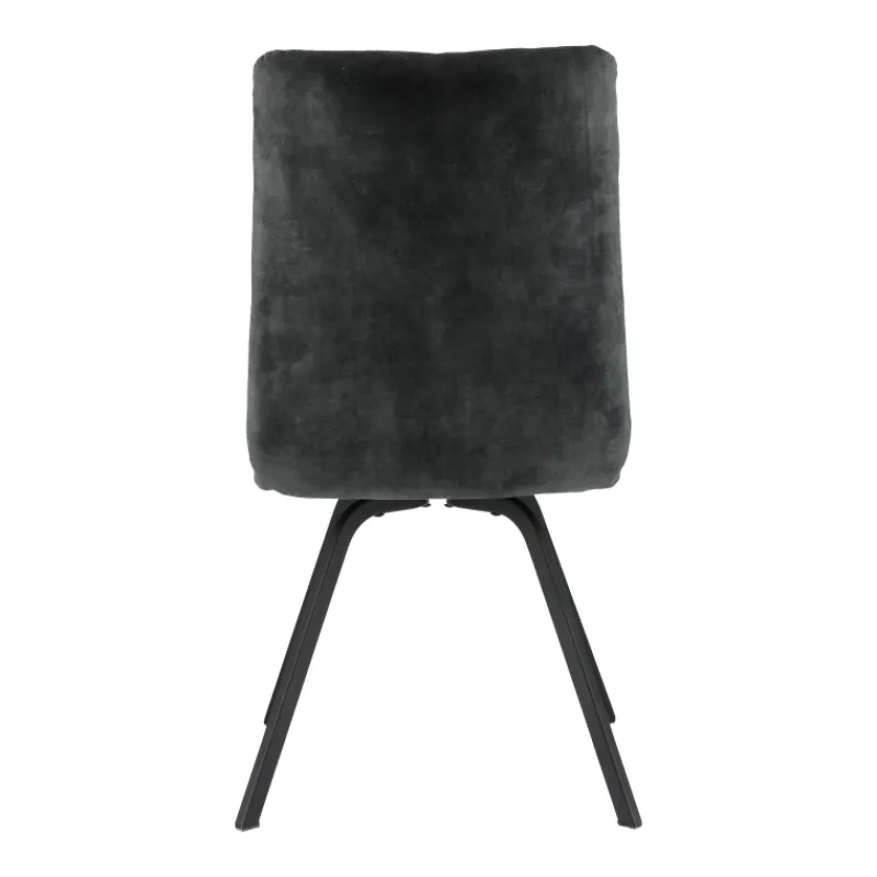 Adèle Chaise en tissu pivotante confortable avec pieds en métal* Chaise De Salle à Manger|Chaise De Bureau