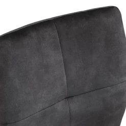 Adèle Chaise en tissu pivotante confortable avec pieds en métal* Chaise De Salle à Manger|Chaise De Bureau