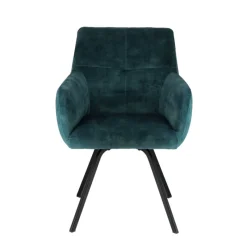 Adrien Fauteuil confortable en tissu avec pieds en métal* Chaise De Salle à Manger|Chaise De Bureau