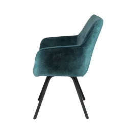 Adrien Fauteuil confortable en tissu avec pieds en métal* Chaise De Salle à Manger|Chaise De Bureau